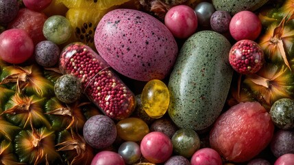 Colorful Capsules with Exotic Fruits
