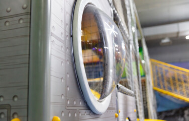 Interior of a modern children's entertainment center