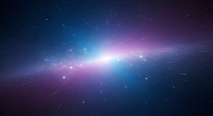 Cosmic burst streaks through ethereal space