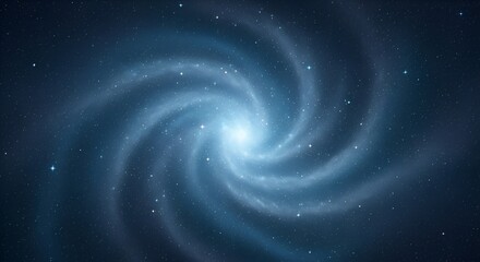 Cosmic whirlpool of stardust in deep space