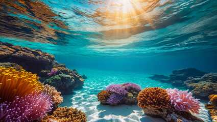  AI-generated image of the Caribbean underwater beauty, cherished memories await tourists