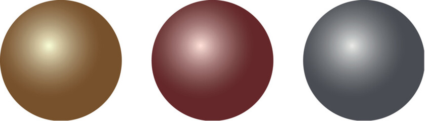 High-Quality 3D Bubble-Style Circular Gradient Vector Artwork for Modern Creative Visuals