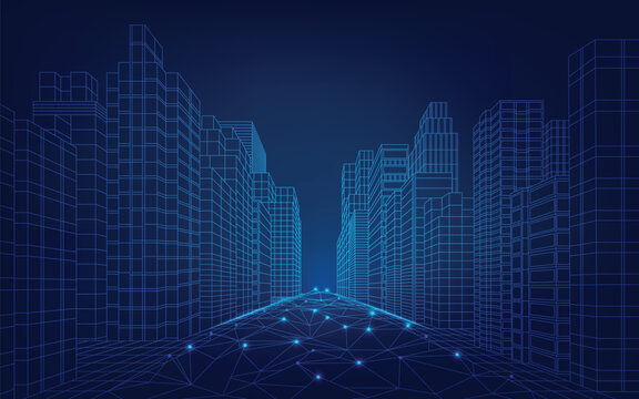 futuristic city