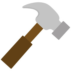 Simple Cartoon Claw Hammer for Tent Pegs - Camping Equipment Tool