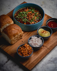 Traditional Misal Pav – Spicy Maharashtrian Breakfast Dish