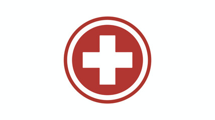 Fototapeta premium Plus and minus medical icon button design