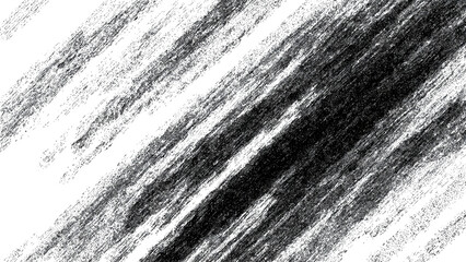 Abstract diagonal black and white grunge texture background graphic element isolated on transparent background, Vector, illustration