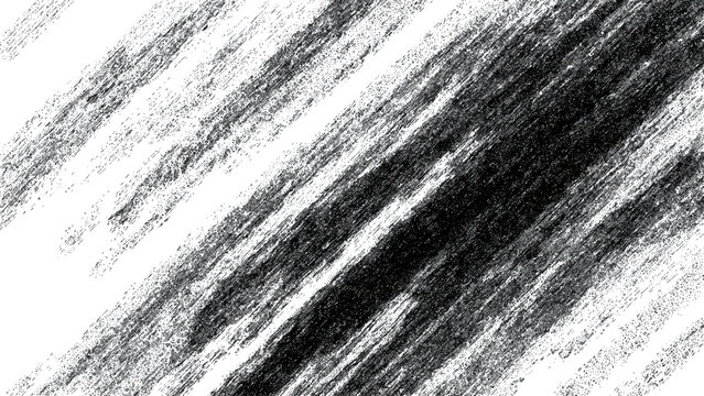 Abstract diagonal black and white grunge texture background graphic element isolated on transparent background, Vector, illustration