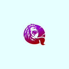Elegant Lion Letter Q Logo.eps