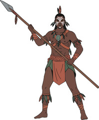 Fototapeta premium Tribal Warrior