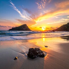 Golden Hour at Holywell Bay - A Cornish Coastal Dream.