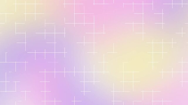 Soft pastel pink yellow and lavender gradient with glowing white grid and spark accents Perfect for girly theme designs event promotions spring celebration or digital branding projects