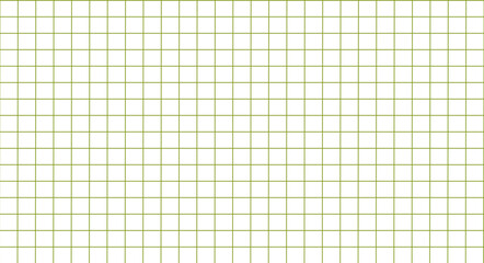 Green grid pattern background for templates, planners, notes, school worksheets, geometric layouts, printable graph style design