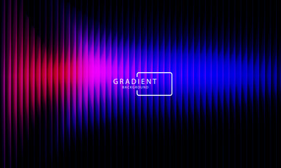 Vibrant gradient pattern with vertical glowing neon lines blending smooth and radiant colors. Minimalistic and futuristic abstract background perfect for creative digital designs. Vector illustration