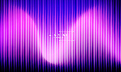 Vibrant gradient pattern with vertical glowing neon lines blending smooth and radiant colors. Minimalistic and futuristic abstract background perfect for creative digital designs. Vector illustration