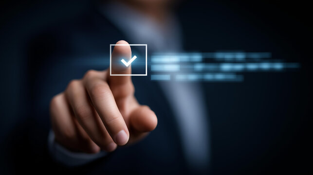 AI technology for document verification defocused data validation, faceless businessman analysis, artificial intelligence visualization, blurred authentication background, digital