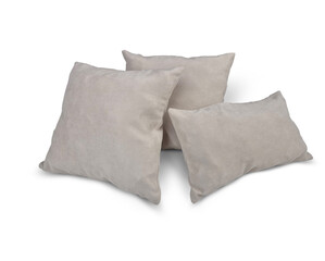 Set of modern decorative pillows