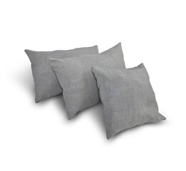Set of modern decorative pillows