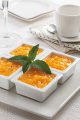 Ovos mole, a typical Portuguese dessert made with egg yolks.