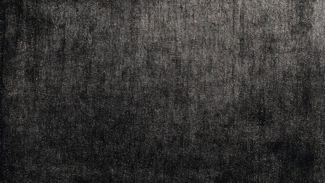 Dark textured grunge background with scratched vintage woven fabric pattern. Vector, illustration