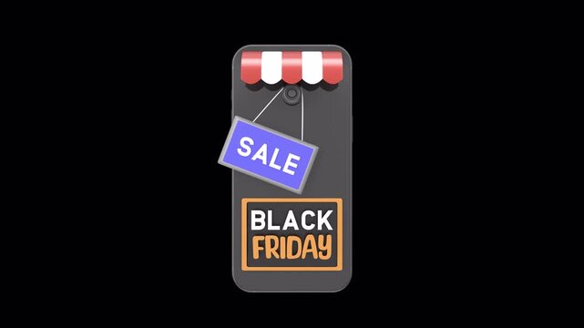 Black Friday Sale Mobile Phone Transparent