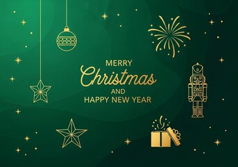 Merry Christmas and Happy New Year Greetings