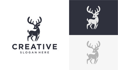 deer vector logo