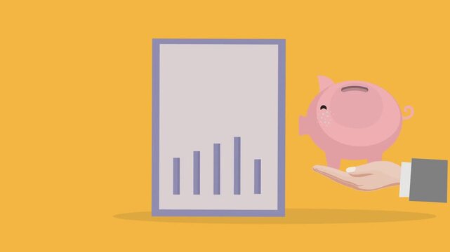 financial growth and investment strategies featuring a piggy bank
