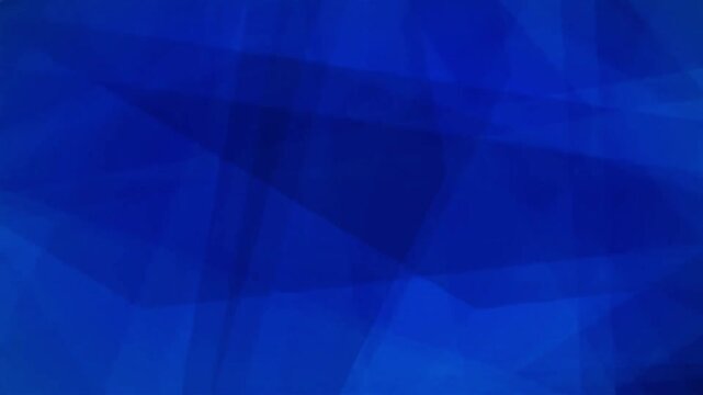 Abstract blue geometric background overlapping planes corporate business motion loop