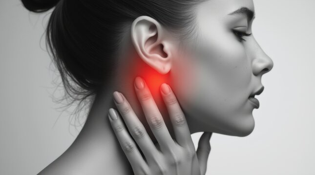 Physical therapy for jaw discomfort related to TMJ disorders 
