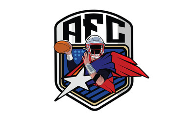 american football mascot logo