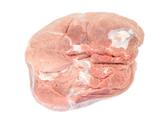 Fresh raw pork leg meat