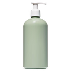 Shampoo dispenser container. Cream soap pump bottle vector mockup. Moisturizer cosmetic airless container illustration. Antibacterial hand hygiene tube. Shower gel bottle, empty packaging