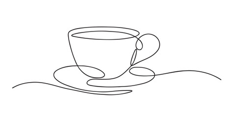 Cup line art
