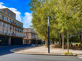 Naklejka premium The city that survived and thrived after World War II bombings, France