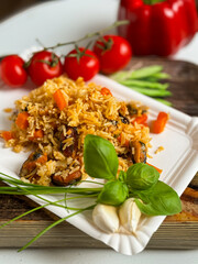rice with vegetables