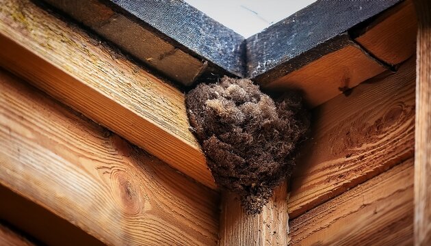 bat guano exposed during the renovation of a wooden wall this guano from a bat nursing colony built up within the structure of the wooden house highlighting the significance of bat guano