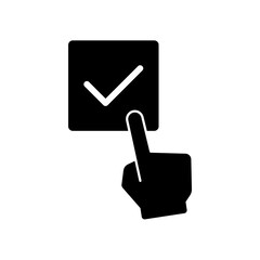 accepted icon outline editable stroke line drawing eps