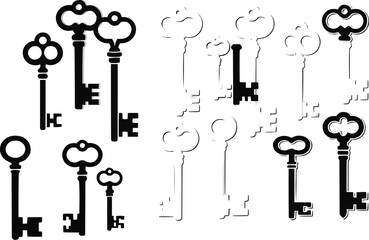 a set of key vector