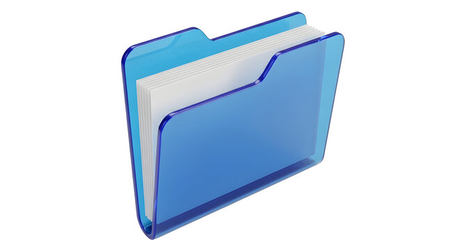 soft-blue open folder icon representing file storage, document management, directories, organization, and archives &mdash; ideal for file browsers, document UIs, and workspace panels.

