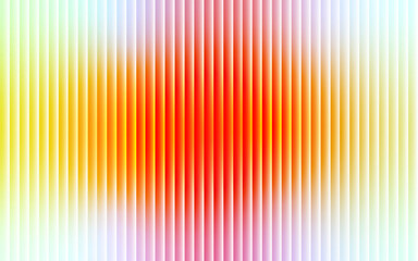 Vertical ribbed gradient, Ripple glass texture background, soft blurred center. Modern abstract distortion surface, vector illustration
