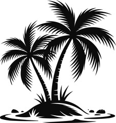 Palm tree vector 