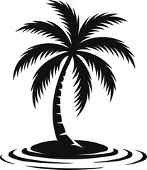 Palm tree vector 