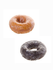 donut with tasty toppings and flavor