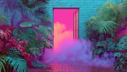 Psychedelic Greenhouse Portal