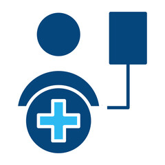 patient vector icon