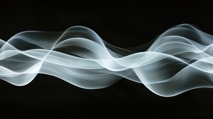 Optical coherence bands flowing wave structures laser interference patterns synchronized photonic streams temporal alignment scientific visualization technology