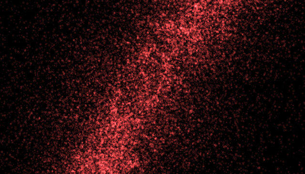 Abstract red paint spray