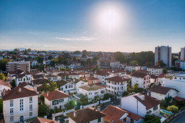 Fototapeta premium Bayonne is a city in the French Basque Country, at the confluence of the Nive and Adour rivers, in southwestern France.