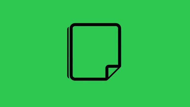 A stack of crisp pristine papers ready to be filled with stories data knowledge displayed against a lively green screen